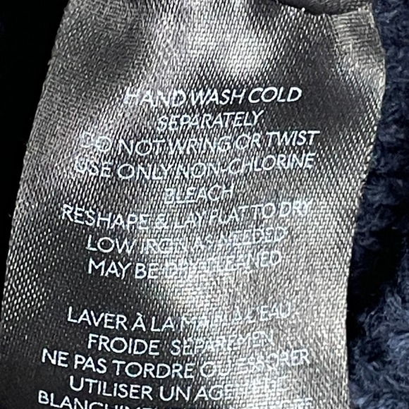 Anthropologie Anchors Away Cardigan Sweater Women XS Cable Knit Nautical Coastal - Picture 5 of 10